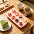 thumbnail image 5 of LEFXSMR Silicone Ice Cube Tray, Easy Release Diamond Shape Ice Trays for Freezer, Reusable Ice Molds for Ice Maker, Pink, 5 of 7