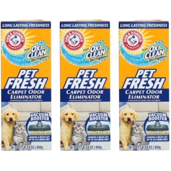 Arm & Hammer Carpet Odor Eliminator Pet Fresh 30 Oz. (Pack of 3)