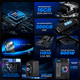 thumbnail image 3 of Computadora Gamer IA Ready Xtreme PC Gaming Intel Core Ultra 5 225 16GB DDR5 SSD 500GB Monitor 23.8 WIFI Black Multitarea Avanzada con IA, 3 of 6