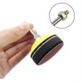 thumbnail image 3 of 100 Uds. Accesorio de lijadora de taladro de 2 pulgadas con placa de respaldo Kit de almohadillas de discos de lijado de vástago de 1/4 "incluye papeles de lija de grano 80-3000, 3 of 5