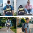 thumbnail image 2 of Jeiento Green Axolotl Backpack and Lunch Box Set for Elementary Boys & Girls 4 Piece Water-Resistant Large Capacity Backpack, Lunch Bag, Pencil Case and 2 Bookmarks, 2 of 7