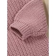 thumbnail image 5 of Dewadbow Toddler Baby Girl Knitted Sweaters Pullover Outfits Clothing, 5 of 6
