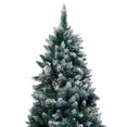 thumbnail image 2 of vidaXL Artificial Christmas Tree LEDs&Pine Cones&White Snow 210 cm, 2 of 5