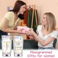 thumbnail image 4 of Monogrammed Gifts for Women personalized gifts for women Initial Gifts for Women 20 Oz Insulated Tumbler Christmas Birthday Gifts for Women Letter T Personalized Initial Tumbler, 4 of 6