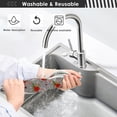 thumbnail image 6 of Christmas Tree Ribbon Sink Splash Guard for Faucet 2 Packs Faucet Absorbent Mats, Xmas Cane Candy Faucet Handle Drip Catcher Quickly Drying Mat for Kitchen Counter Bathroom, 23.6"x5.5", 6 of 7