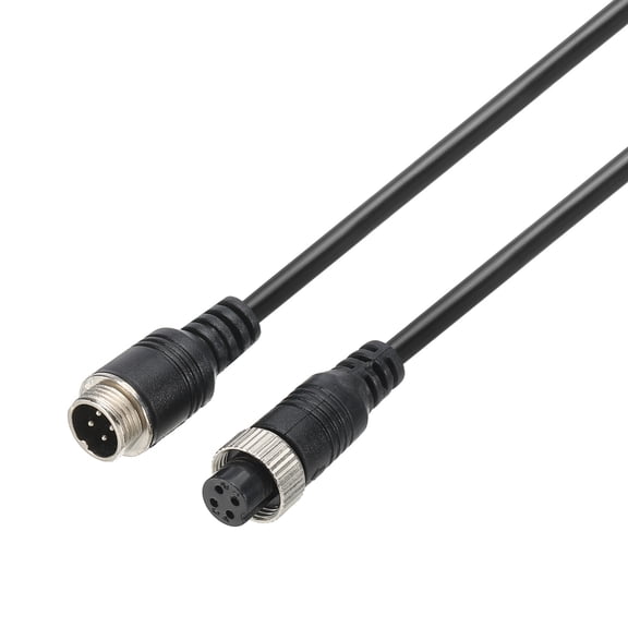 Uxcell 4 Pin Extension Cable Wire 9.8 ft / 3 Meter, 4 Core 24 AWG Power Cord with Male Female Connector