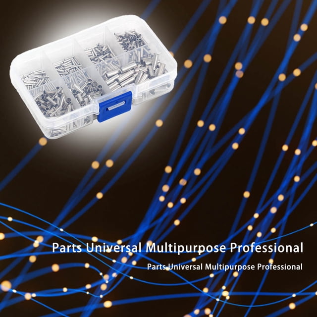 Maoww 600pcs Terminal Tube Wire Ferrules Cable Terminals Bared Crimp Part Repair Replacement Maintenance Facility Mainten