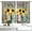Vintage Sunflower, variant on Lemon Summer Kitchen Curtains Sets for Windows Sink Window Valance 3 Piece Set Lemon Decor for Living Room Bedroom 54x36 Inches