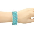 thumbnail image 2 of Falari Rhinestone Crystal Stretch Bracelet Sparkle Wedding, 2 of 3
