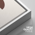 thumbnail image 5 of IDEA4WALL Framed Canvas Print Wall Art Set Mid-Century Brown Geometric Polygon Collage Abstract Shapes Bohemian Decorative for Living Room, Bedroom, Office - 24"x36"x3 White, 5 of 5