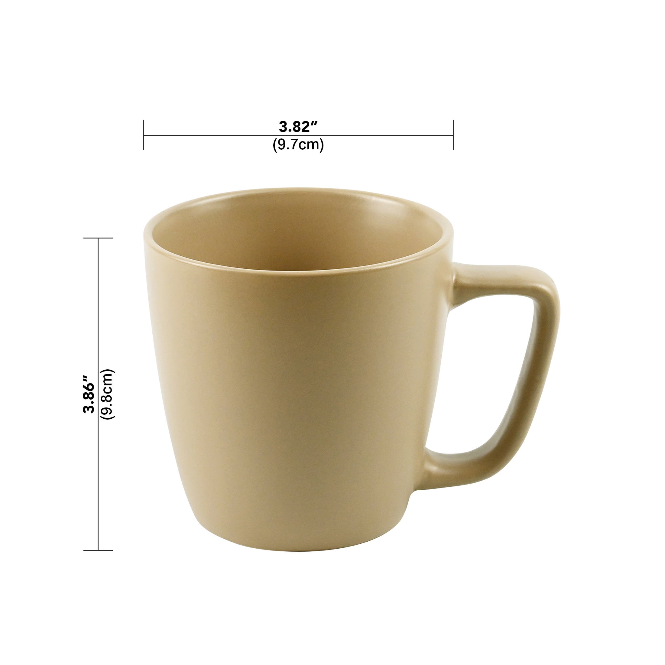 Mainstays Alessandra 14oz Solid Matte Black Stoneware Mug