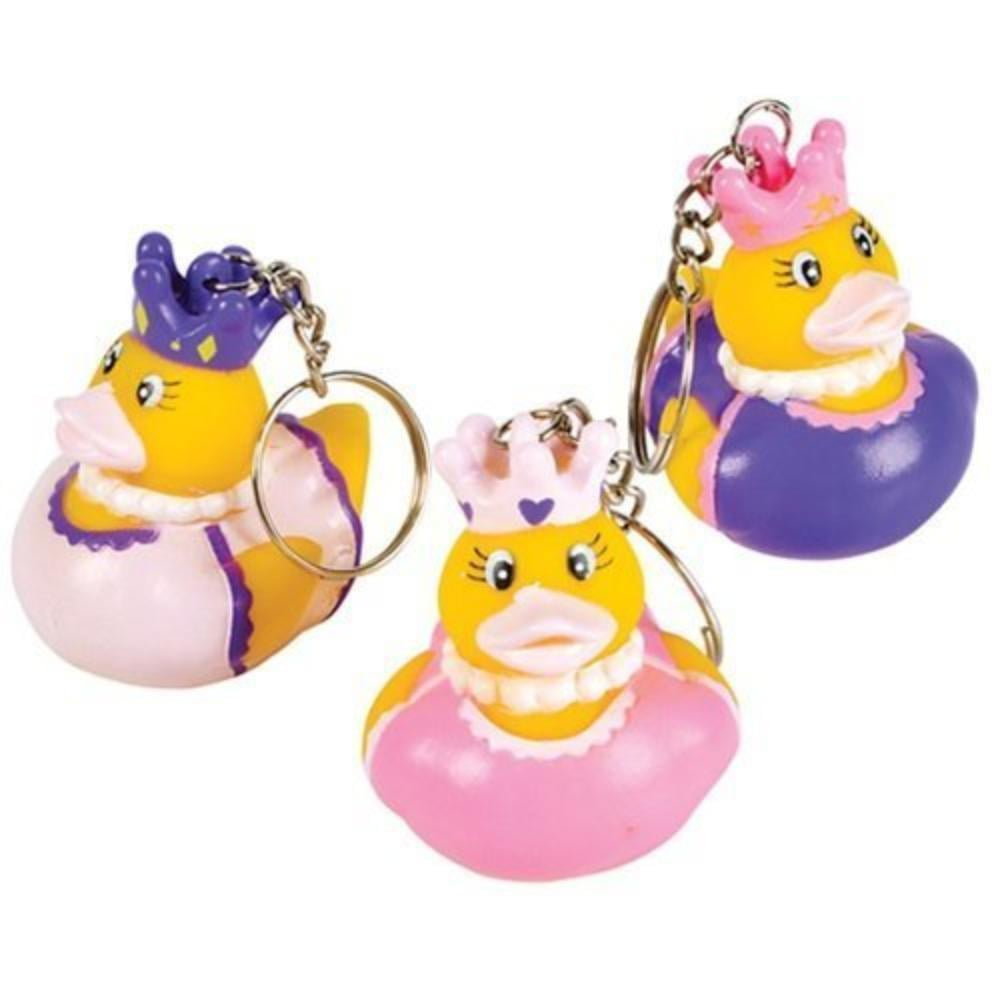 Rhode Island Novelty 12 Princess Duck Key Chains 1.5 Inch New