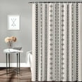 thumbnail image 4 of Shower Curtain Boho Shower Curtains for Bathroom Decor Bohemian Style Beige Shower Curtain Sets with Hooks Waterproof Fabric Bath Curtain Extra Long 72" X 84", 4 of 6