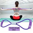 thumbnail image 3 of DABEI 8-shaped Yoga Resistance Band, Durable Tension Rope, Sports Yoga Trainer For Back Shoulder Arm Stretching Training, 3 of 19