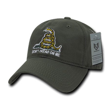 - Rapid Dominance Gadsden Flag Rattlesnake Tea Party Don't Tread on Me Baseball Dad Caps Hats Cotton Polo