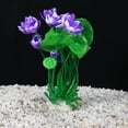 thumbnail image 5 of Unique Bargains 1pcs Fish Tank Aquarium Decorations Plants Purple 8.27" PE Ceramics Plants for Aquarium Decor, 5 of 7