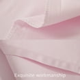 thumbnail image 3 of Flxxie 2 Pack 500 thread count 100% Egyptian Cotton Euro Pillow Shams with 2" Flange, Super Soft Sateen Silky European Throw Pillow Covers, Square Pillow Cases, 26"x26", Pink, 3 of 5