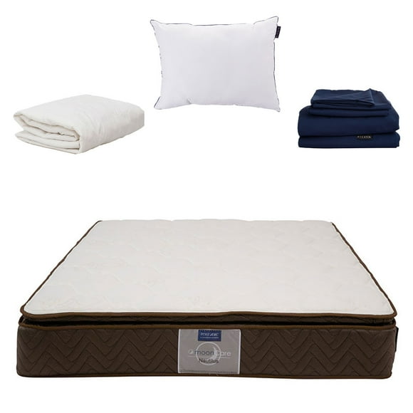 Colchón Matrimonial DICASA Nautilus Almohada One Sábanas Softy Protector de Colchón