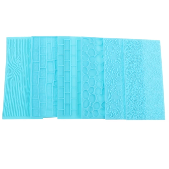 Raindrops 6pcs Clay Crafts Impression Mats convenient Embossing Mats Clay Crafts DIY Tools