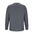 thumbnail image 3 of CYiJun Mens Long Sleeve T Shirts Casual Waffle Weave Crew Neck Basic Tee Fall Soft Classic Fit T-Shirts,Dark Gray XL, 3 of 6