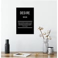 thumbnail image 3 of Desire Noun Motivational Canvas Office Print Wall Art Inspirational Picture Poster Painting Modern Inspiring Artwork for Home Living Room Bedroom Decor Ready to Hang [12''W x 18''H], 3 of 6