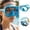 Blue, variant on Zguuel Black Large Frame Diving Mask, Anti-Fog Snorkel Mask with Panoramic 180Â° View, Full Face Diving Goggles with Camera Mount, Silicone Snorkeling Gear for Adults Youth Swimming