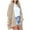 Khaki, variant on VEKDONE Womens Crochet Cardigan Sweater Kimonos Boho Solid Color Oversized Fall Open Front Outwear Long Sleeve Hollow Out Breathable Cardigans