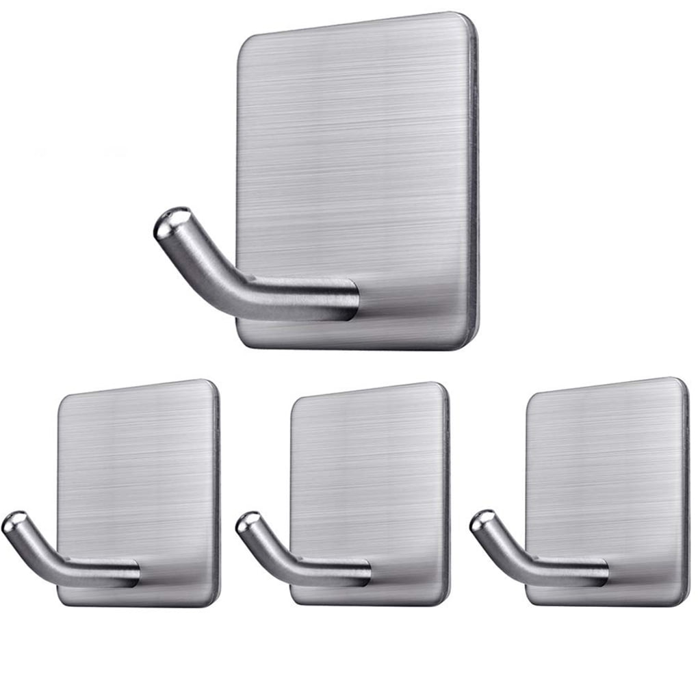 Xingzhi 4pcs 304 Stainless Steel Hook Heavy Duty Wall Hangers Heavy