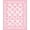 Pink, Pattern 19, variant on ODIKA 8'x10' Washable Area Rug Pink Coquette Ribbon Lattice Vintage Border Motif Round for King Size Bedroom Under Bed, Master Suite, Non-Shedding, Easy Care