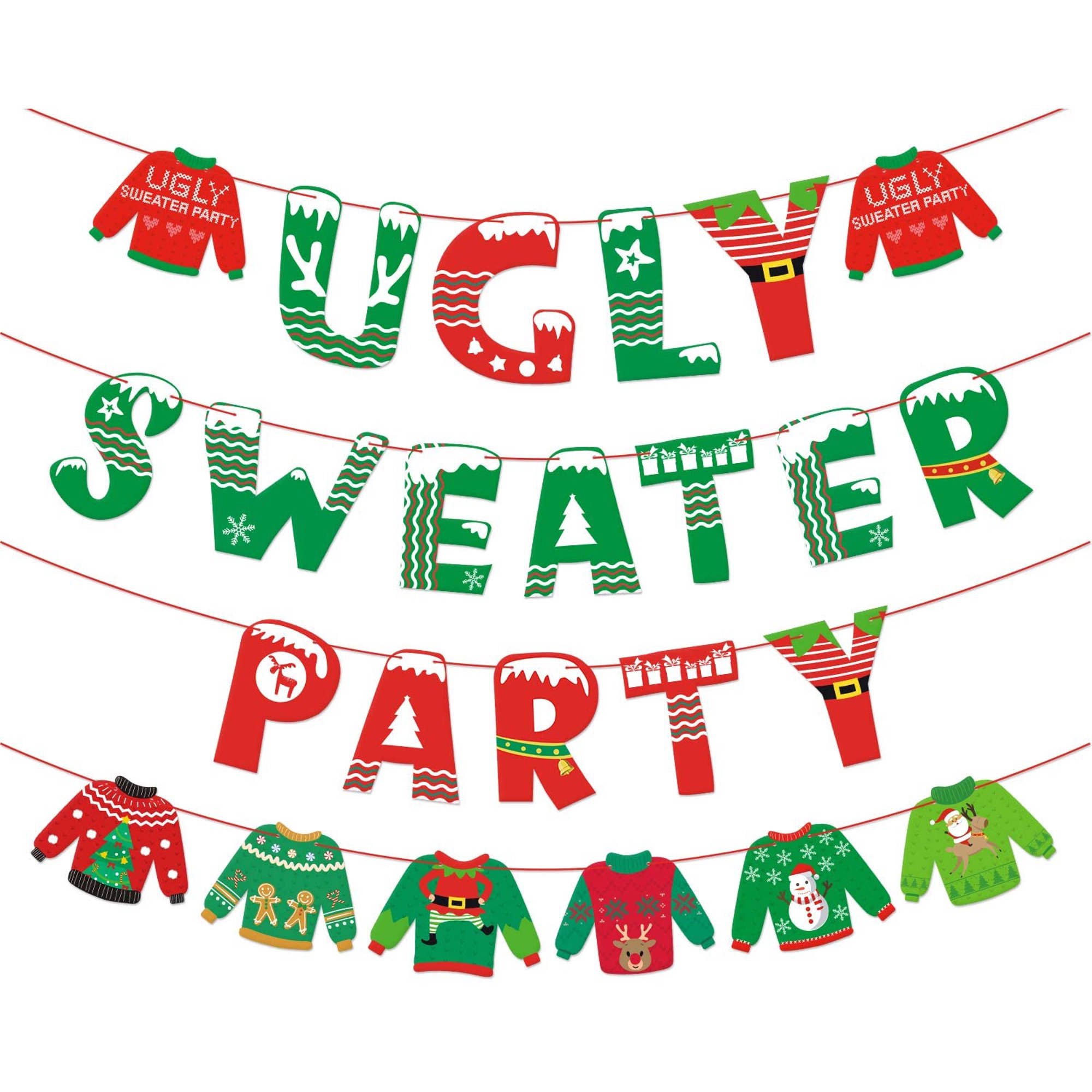 ugly christmas sweater decorations