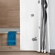 thumbnail image 3 of Cortina de Baño Impermeable Juana Gallo con Diseño de Silueta Mujer Sexy Sensual Blanca para regadera, 3 of 7