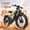 Green, variant on Dual Motor Bike for Adults, 52V 30AH 1560Wh Peak 8000W, 100 Miles Long Range, Fast Speed 45MPH Full Suspension All Terrain Steep Hills UL2849