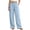Light Blue, variant on hlysgo Womens Wide Leg Palazzo Pants High Waisted Casual Lounge Pants 2026 Beach Vacation Outfits Trousers with Pockets Black,2xL