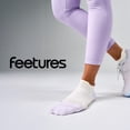 thumbnail image 7 of Feetures Elite Max Cushion No Show Tab Wave- Running Socks for Men & Women, Athletic Compression Socks, Moisture Wicking - Lilac Breeze , Large (1 Pair), 7 of 7