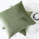 thumbnail image 4 of Cterwk - Juego de 2 fundas de cojín de terciopelo suave con cremallera, decorativas, cuadradas, para dormitorio, coche, sofá, 45,7 x 45,7 cm, 4 of 7