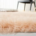 thumbnail image 4 of Safavieh Faux Sheep Skin Vesna Solid Area Rug, Light Pink, 6' x 9', 4 of 12