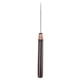 thumbnail image 1 of Aguja de coser manual, herramienta delgada para perforar cuero con mango de madera, roja, 1 of 7