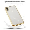 thumbnail image 3 of SOATUTO Compatible with iPhone XS MAX Clear Case, Shockproof Ultra Slim Fit Silicone Transparent Cover TPU Soft Gel Rubber Cover Shock Resistance Protective Back Bumper (Gold), 3 of 6