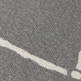 thumbnail image 3 of Donny Osmond Stripe 20" x 20" Down Pillow with Cotton Canvas Cover-Charcoal, 3 of 4