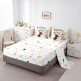 thumbnail image 5 of Manfei Christmas Reindeer Silhouette 7 Pieces Bedding Comforter Set,Merry Xmas Full Bedding Set,Happy New Year Fitted Sheet Flat Sheet For Girls Boys,Super Cozy Room Decor Reversible, 5 of 8