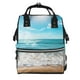 thumbnail image 1 of Disketp Sunny Ocean Waves Mochila de Pañales de Gran Capacidad con Múltiples Bolsillos, Mochila de Viaje Multifuncional para Bebé, Unisex, Moderna y Resistente, 1 of 6