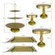 thumbnail image 2 of 6 piezas Bases para Pasteles y Postres Color Oro, 2 of 3