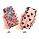 thumbnail image 3 of Carcasa para teléfono de TPU suave con lámina dorada incrustada con patrones de corazones Pinky, 3 of 8