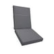 thumbnail image 4 of Cojín para silla de patio, cojín para mecedora, acolchado grueso de repuesto con respaldo Gris oscuro, 4 of 9