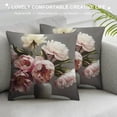 thumbnail image 3 of Pratyus Flowers Square Pillow Cover Case for Cushions Sofa Bed Outdoor Decoration - Zipper Closure 1PC 24x24in, 3 of 5