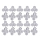 thumbnail image 1 of 10 Piezas Botones de Nudo de Estilo Chino para Decoración de Traje y Cheongsam Plata Zulema Nudo de botón chino, 1 of 8
