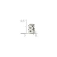 thumbnail image 2 of 925 Sterling Silver Reflections Kids Number 8 Bead; for Adults and Teens; for Women and Men, 2 of 2