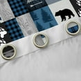 thumbnail image 4 of Homewish Safari Moose Bear Black Out Curtains,Country Farmhouse Lodge Curtains Pack of 2 (42x63 Each),Outdoor Adventure Bedroom Curtains For Men Women,Ultra Soft Home Decor, 4 of 6