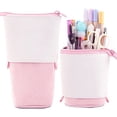 thumbnail image 1 of Estuche de papelería con soporte telescópico para lápices, bolsa de transformador de pie de pana de PU, organizador colorido, ideal para bolsa de cosméticos, bolsa de maquillaje Sailing  Electrónica, 1 of 5