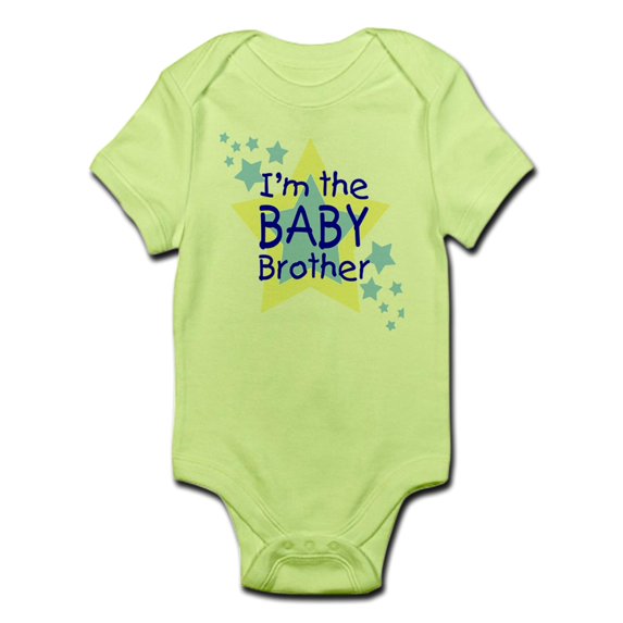 CafePress - I'm The Baby Brother (Star) Infant Creeper - Baby Light Bodysuit